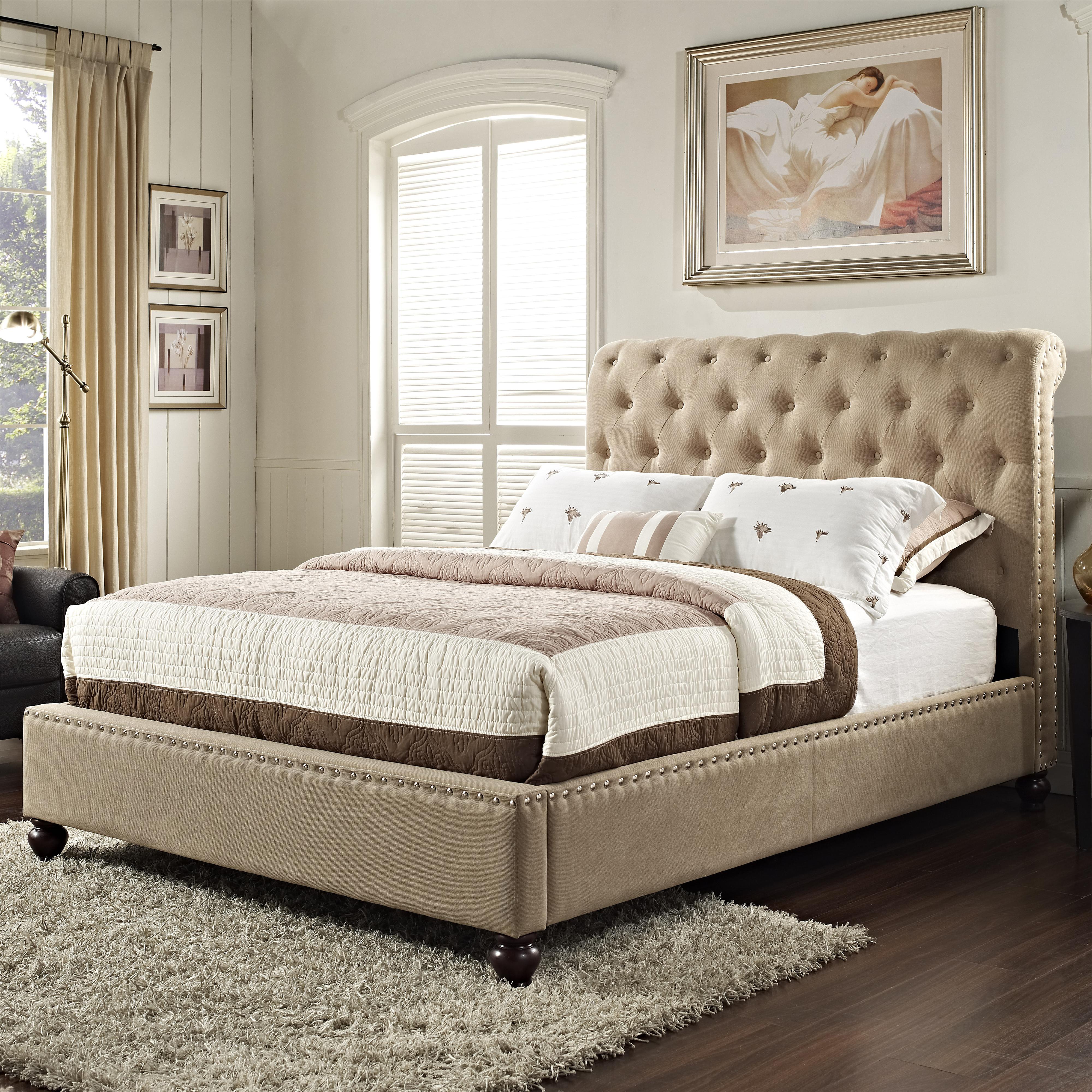 Upholstered Queen Bed
